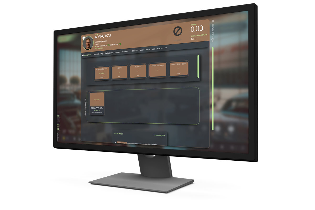 CARBON PROFİL EKRANI